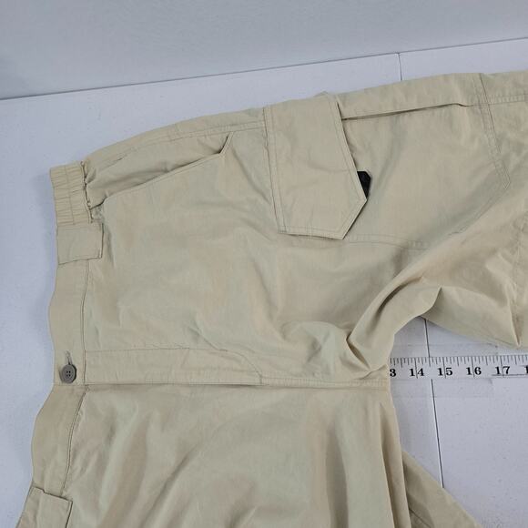 Simms Fishing Products Men’s Cargo Shorts Tan Nylon Blend Outdoor Utility L 5978 - Picture 8 of 13